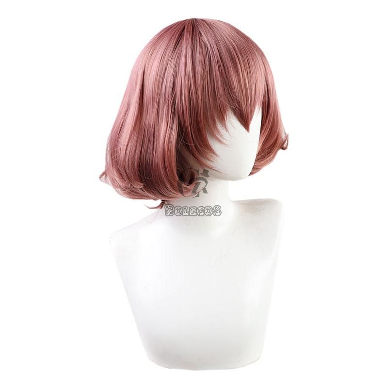 High-Rise Invasion Maid-fuku Kamen Pink Cosplay Wigs