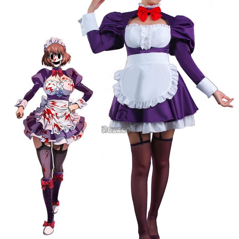 High Rise Invasion Maid fuku Kamen Cosplay Costume