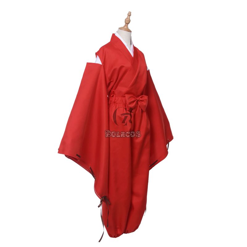 InuYasha Red Kimono Cosplay Costume