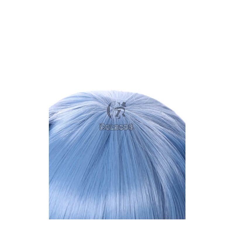  Assassination Classroom Shiota Nagisa Blue Fade White Wig
