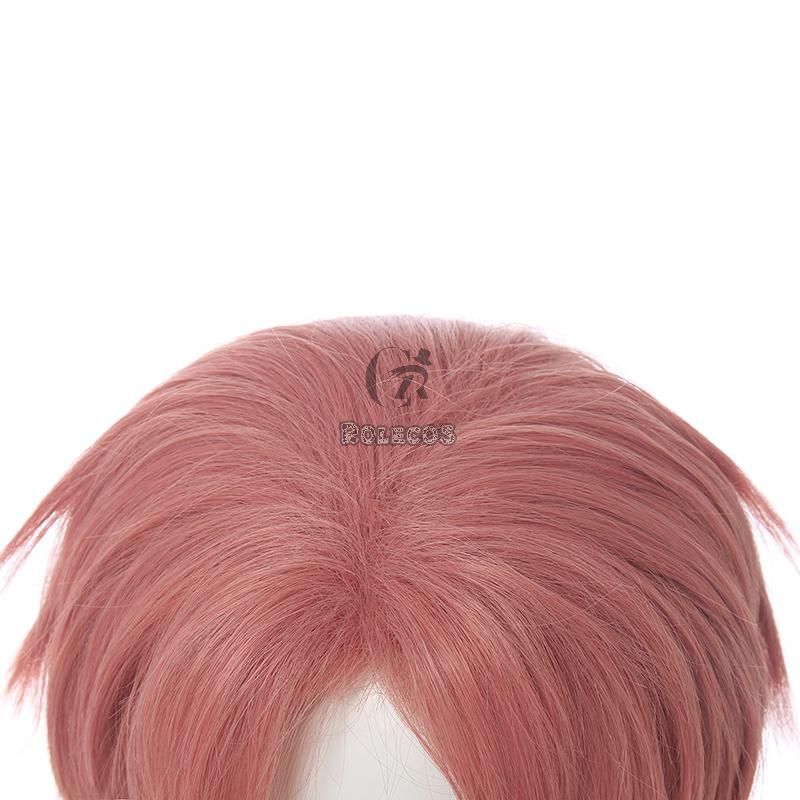 Demon Slayer Sabito Orange Pink  Cosplay Wigs 