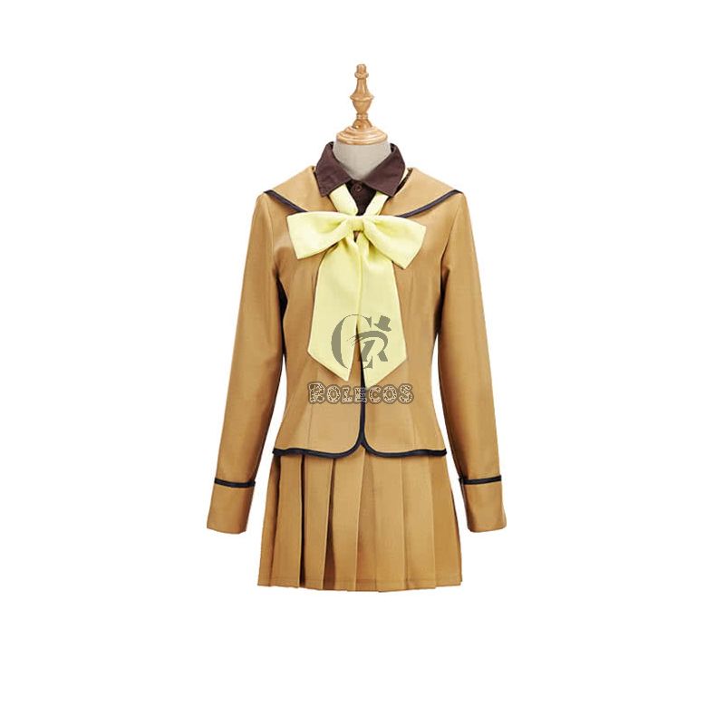 Kamisama Kiss Nanami Momozono Girl Yellow Suit Uniform Anime Cosplay  Costumes