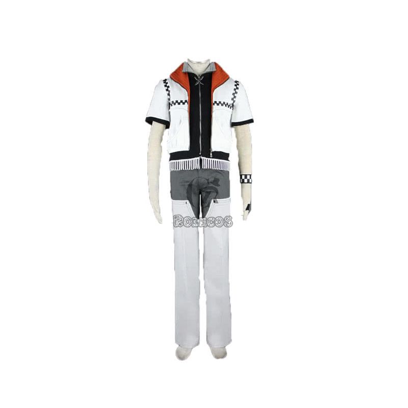 Kingdom Hearts II Cosplay Costume Roxas Outfit 1st Version Set