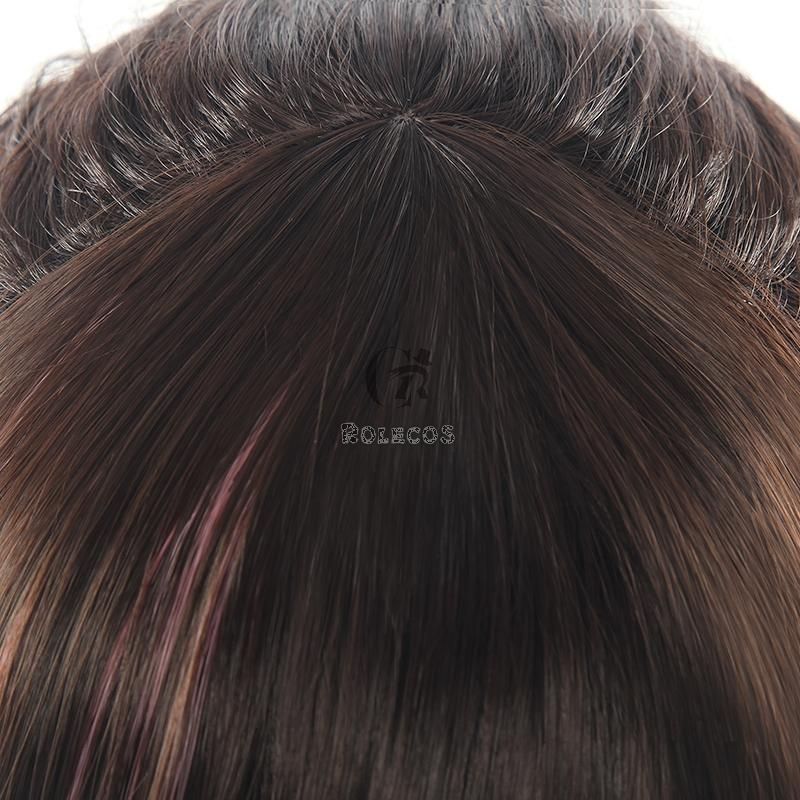 Kizuna AI Cosplay Wigs Brown Mixed Pink Cosplay Wigs 