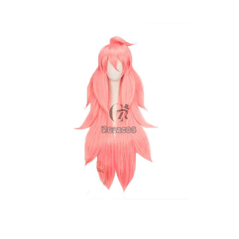 Land of the Lustrous Houseki no Kuni Morganite Long Pink Synthetic Anime Cosplay Wigs