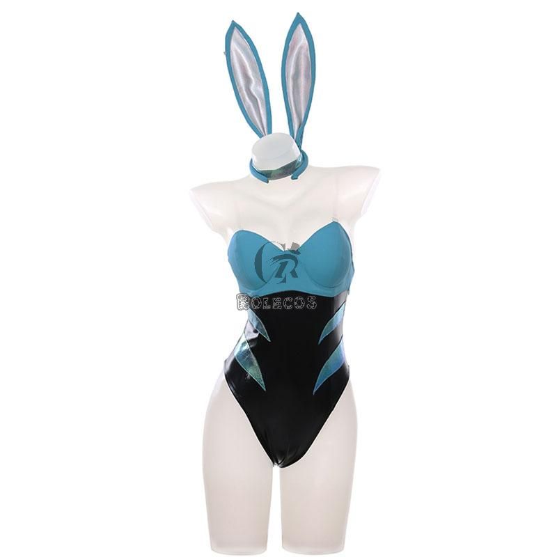LOL KDA Akali Bunny Girl Cosplay Costume