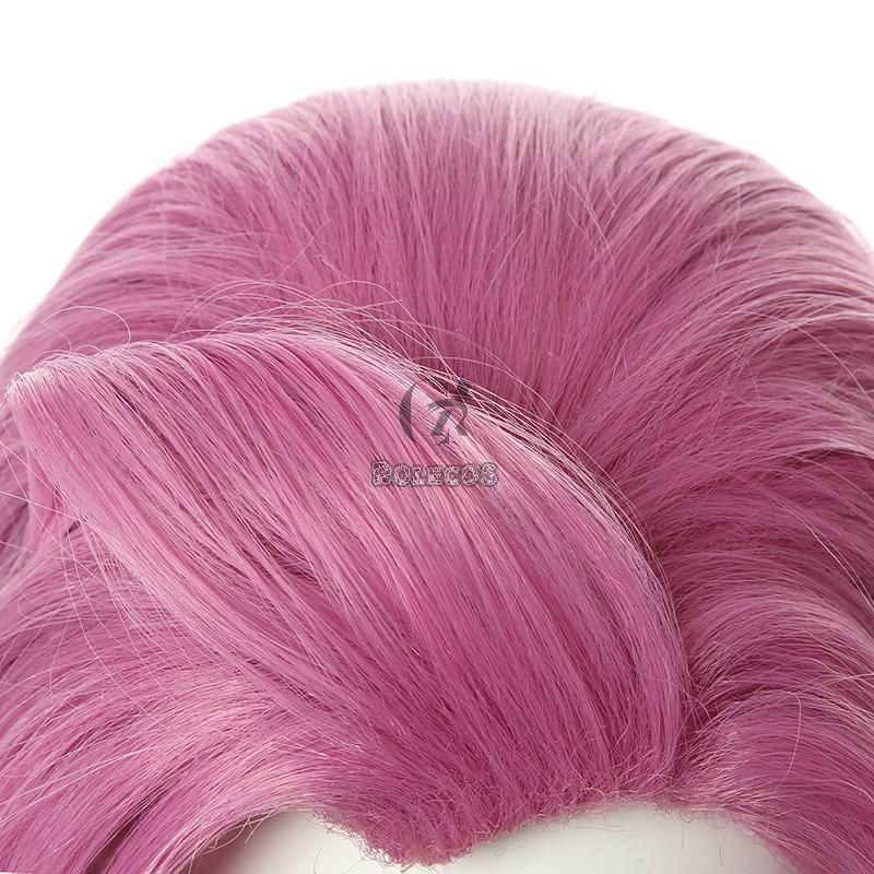 LOL KDA BADDEST Seraphine Pink Mixed Purple Long Cosplay Wigs
