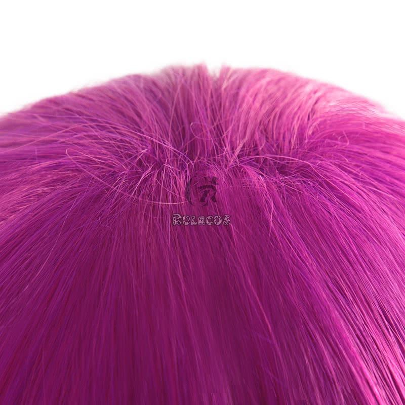 LOL KDA Skin Evelynn Pink Braided Hair Cosplay Wigs For Sale