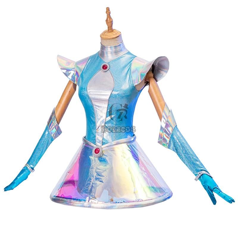 LOL Space Groove Lux Cosplay Costume And Wigs