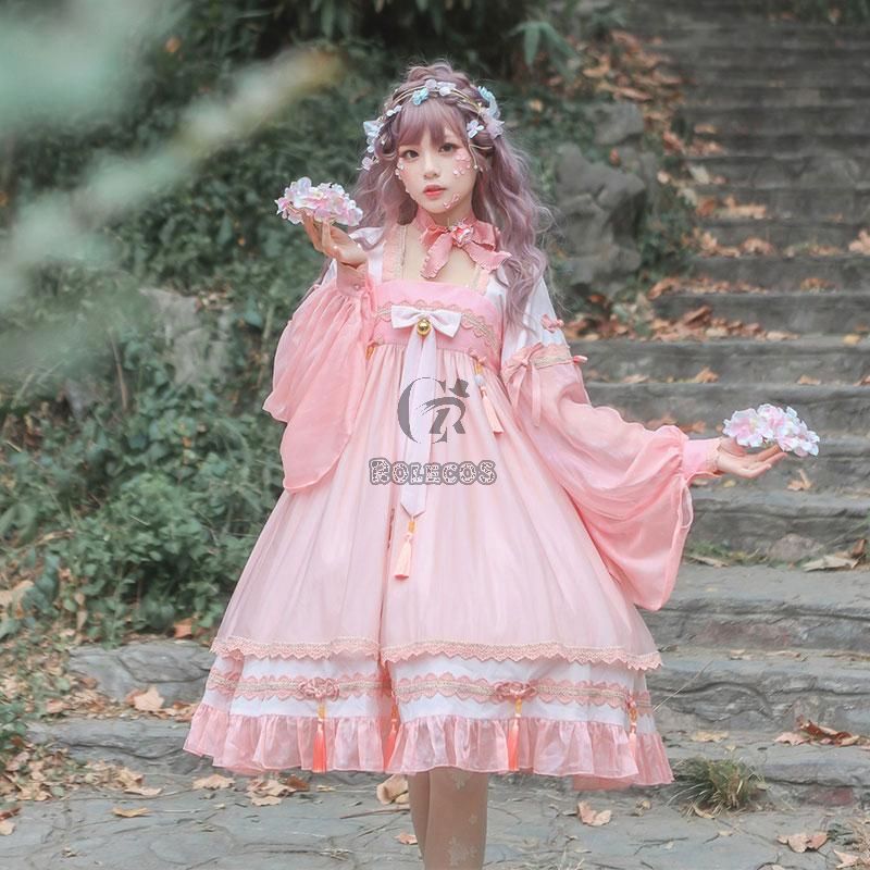 Lolita Dress Cute Girl Sweet Daily Skirt Cosplay Costume