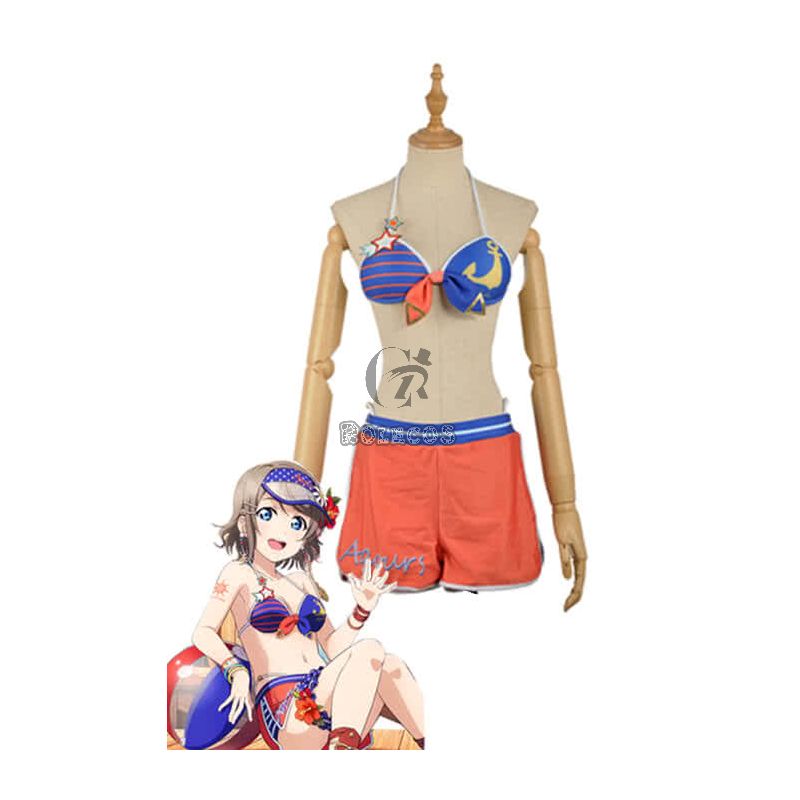 Love Live Sunshine Angel Aqours Unawaken You Watanabe Swimsuit Anime Cosplay Costumes