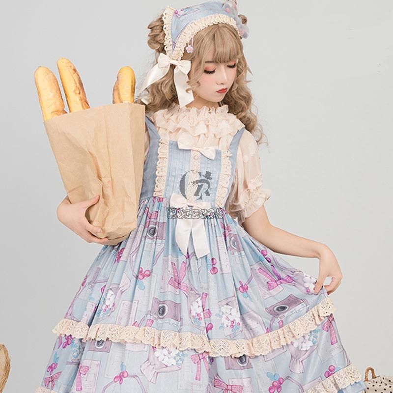 Memory bouquet JSK Cute Lolita Dress Daily Cosplay Costume2