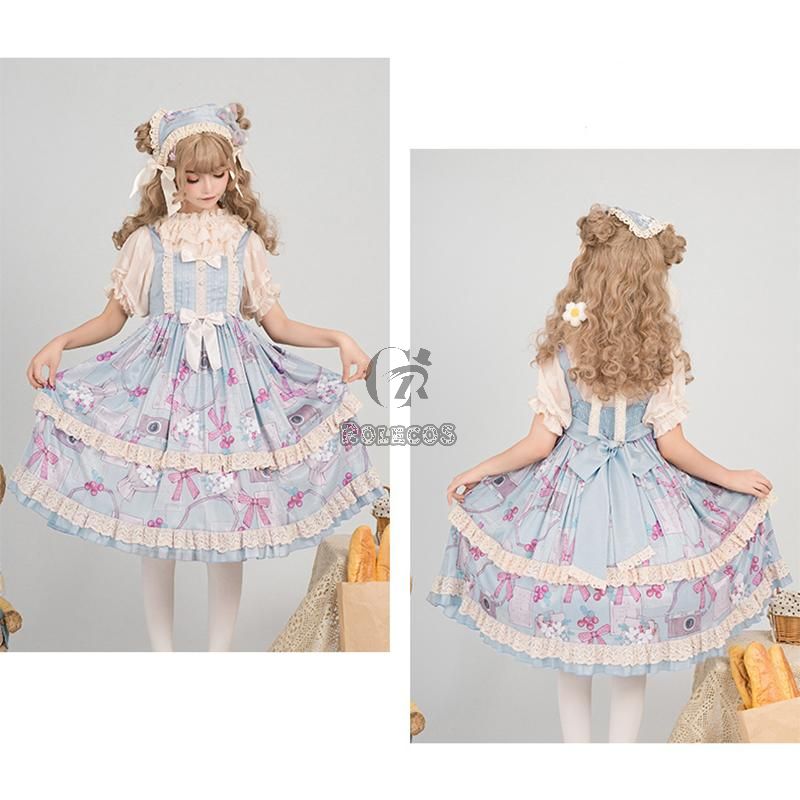 Memory bouquet JSK Cute Lolita Dress Daily Cosplay Costume5