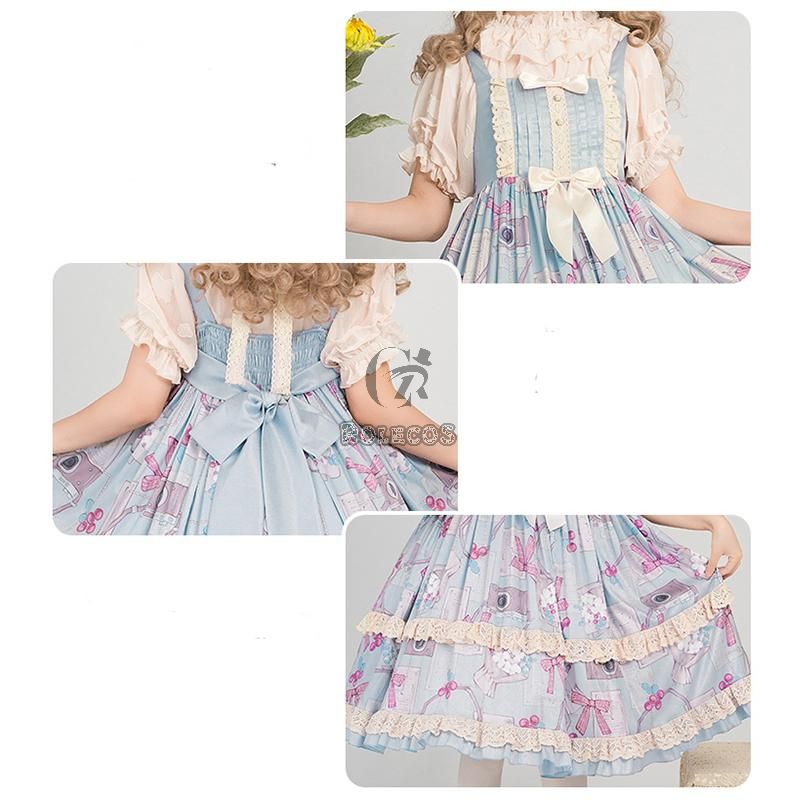 Memory bouquet JSK Cute Lolita Dress Daily Cosplay Costume8