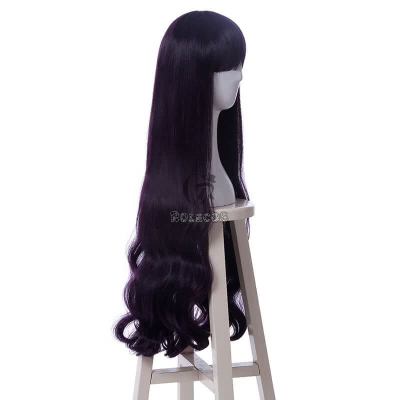 Cardcaptor Sakura Clear Card-hen Tomoyo Daidouji Anime Cosplay Wigs Long Curly Deep Purple Woman Wigs