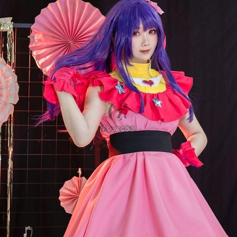Oshi no Ko Aquamarine Hoshino Blonde Mixed Pink Cosplay Wigs