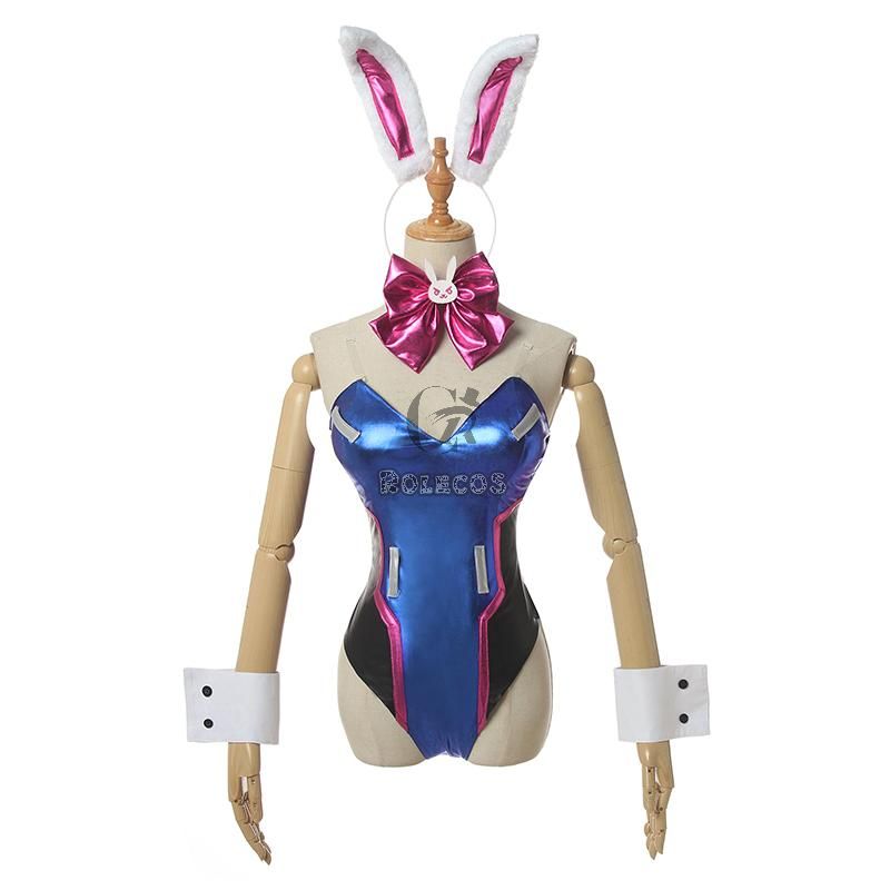 OW Game D.Va Hana Song  Mercy Angel  Bunny girl Cosplay Costume
