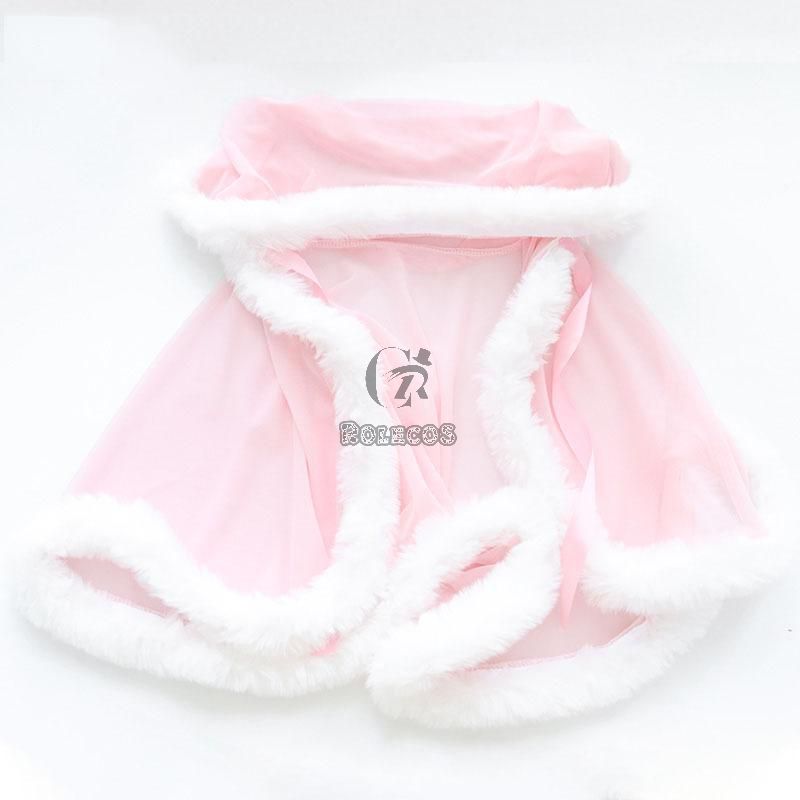 Pink Transparent Cute Plush Pajama Cosplay Costume