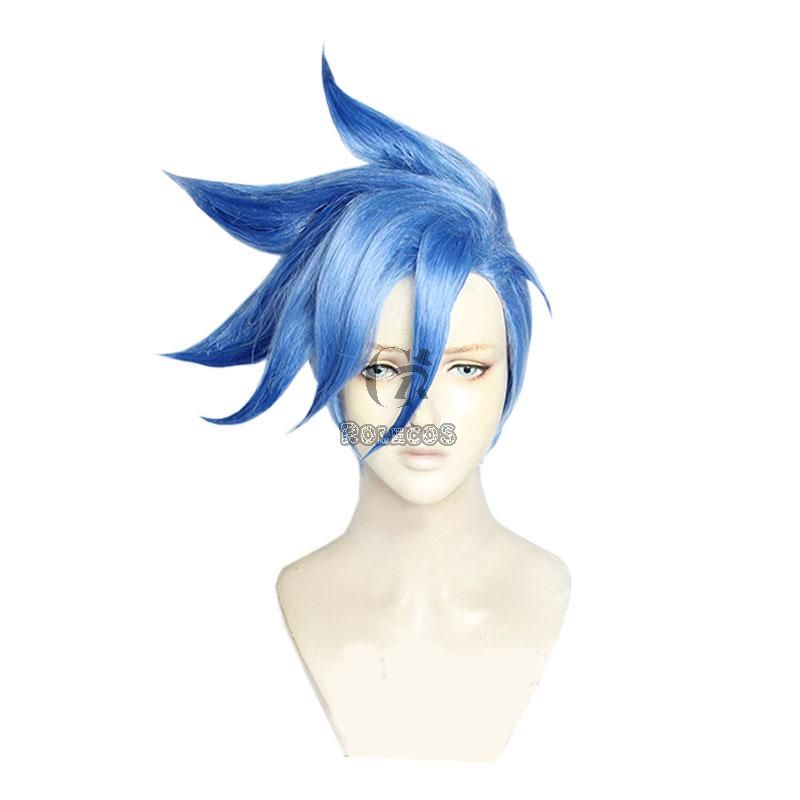 Promare Galo Thymos Blue Cosplay Wigs