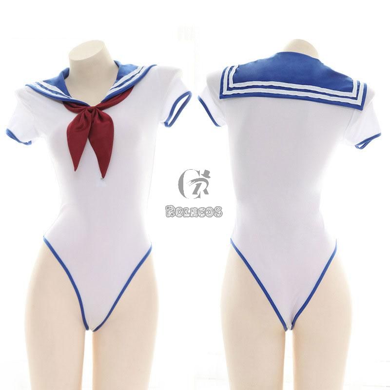 Sailor Style Jumpsuit Girls Underwear Cosplay Costume
