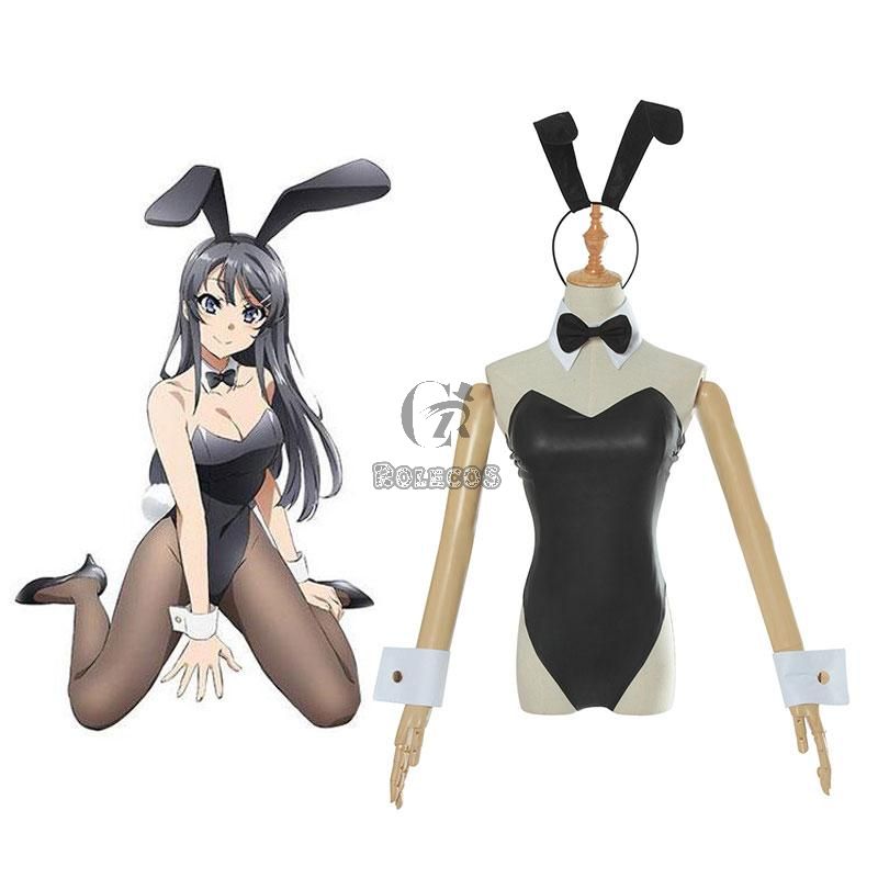 Seishun Buta Yarou wa Bunny Girl Senpai no Yume wo Minai Sakurajima Mai  Cosplay Costume