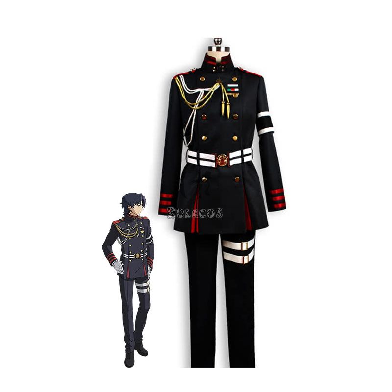 Anime Seraph Of The End Owari no Seraph Guren Ichinose Cosplay Costume  Military Cosplay Uniform Outfit Wigs For Adult Halloween - AliExpress