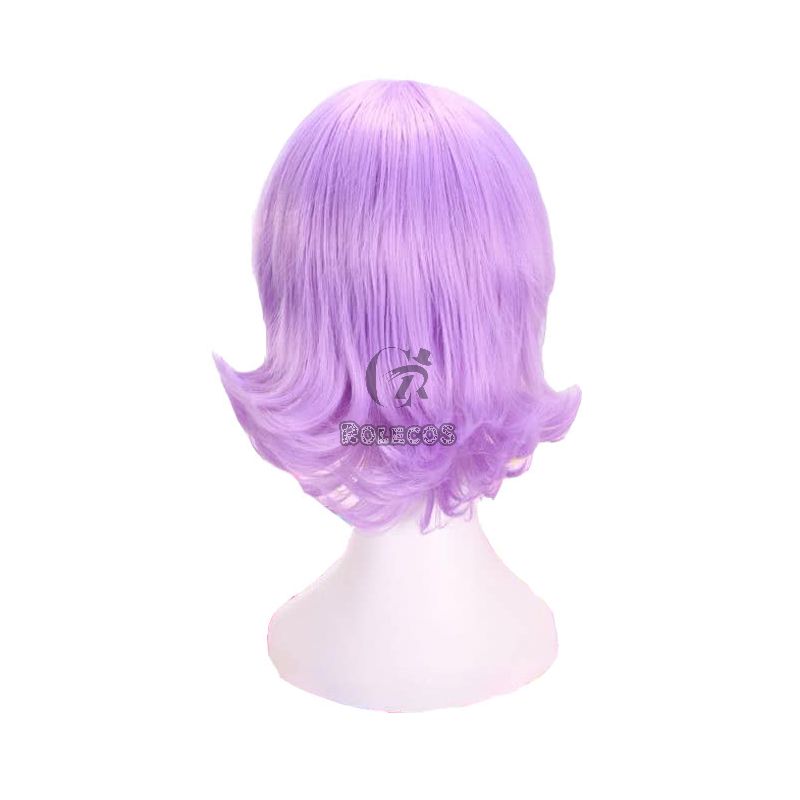 short purple Anime Haruhi Suzumiya cosplay party full hair wig