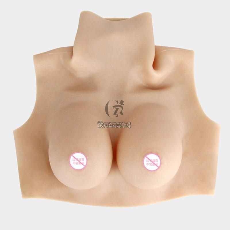 Silicone Breast Forms Fake Artificial  Boobs Cosplay Chest Prop