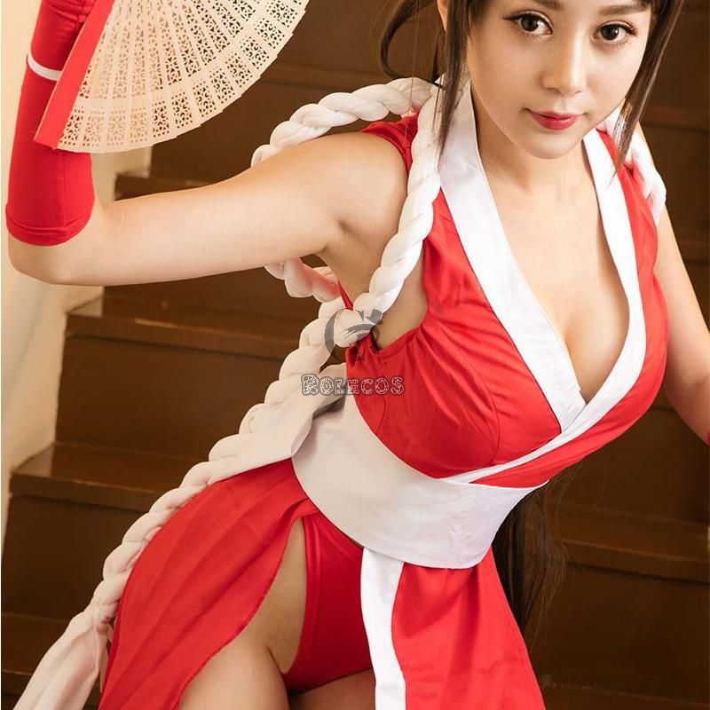 SNK PLAYMORE Mai Shiranui Sexy Lingerie Tight Uniform Cosplay Costume For  Sale
