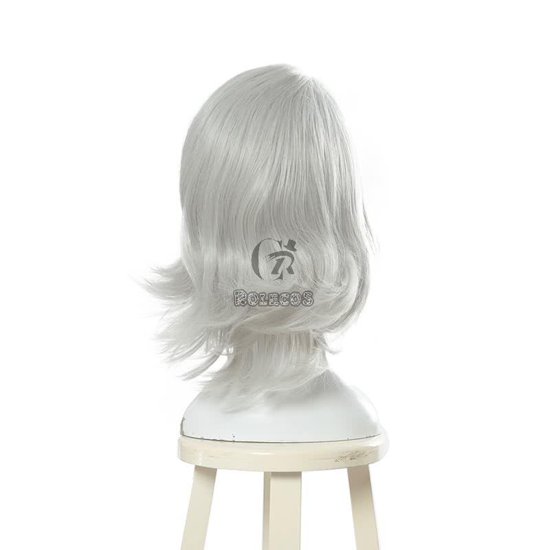 Tokyo Ghoul Juzo Suzuya Curly White Cosplay Wig