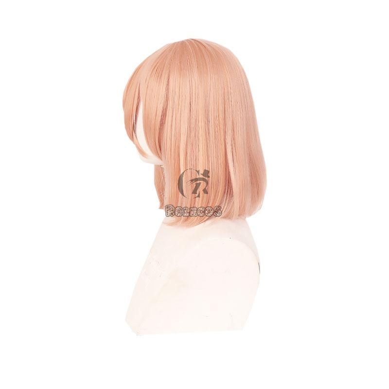Tokyo Revengers Tachibana  Hinata Long Orange Pink Cosplay Wigs