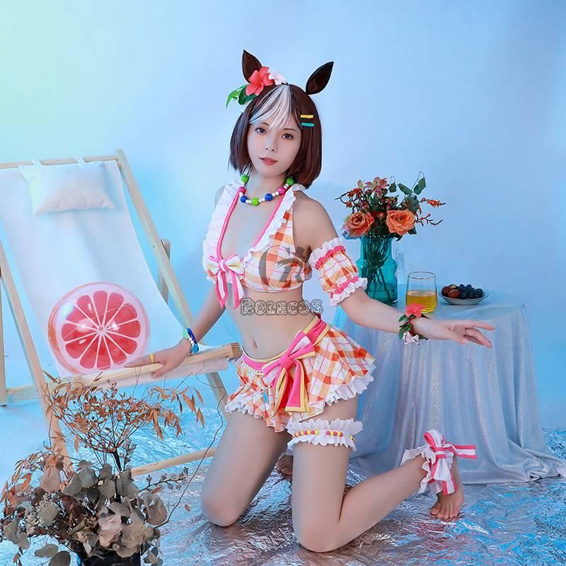 Uma Musume Pretty Derby Special Week Swimsuit Cosplay Costume