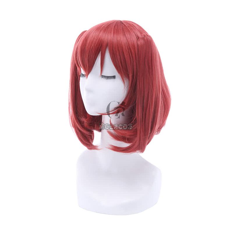 LoveLive!Sunshine!! Kurosawa Ruby Anime Cosplay Wigs Medium Red Hair