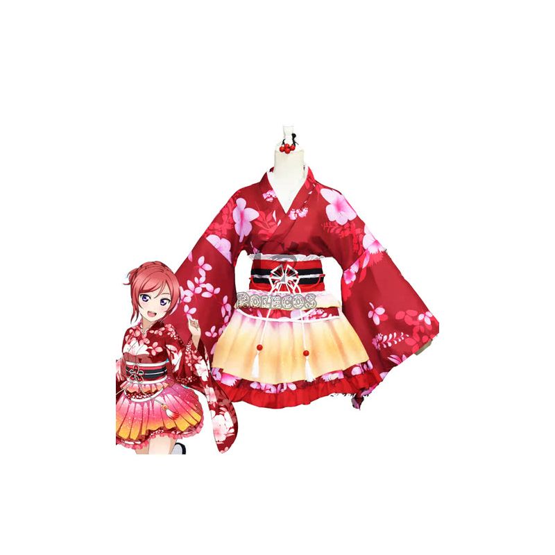 Love Live Kousaka Honoka Kimono Anime Cosplay Costumes