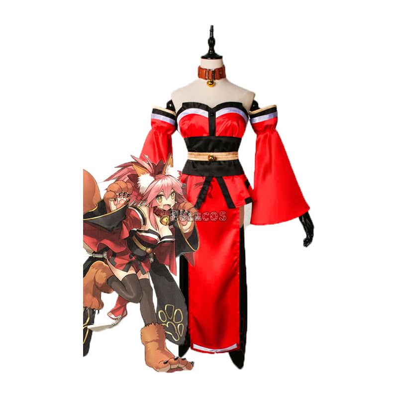 Fate Grand Order Servant Tamamo-no-Mae Cosplay Costumes