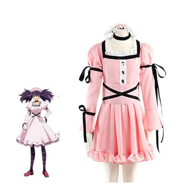 The Future Diary Yuno Gasai Black Dress Cosplay Costume