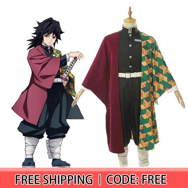 Demon Slayer Tomioka Giyuu Halloween Cosplay Costume