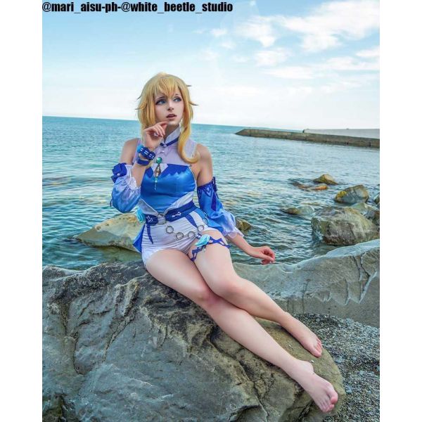 Genshin Impact Nilou Fanart Bunny Girl Cosplay Costume Style2