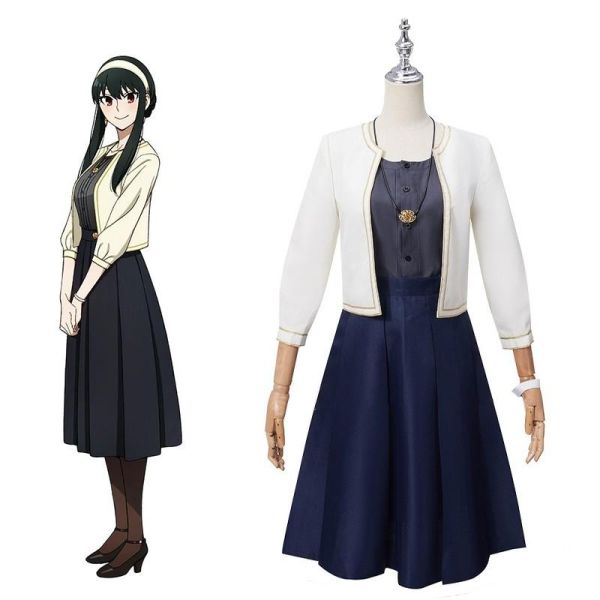 SPY×FAMILY Forger Red Dress Daily Cosplay Costume
