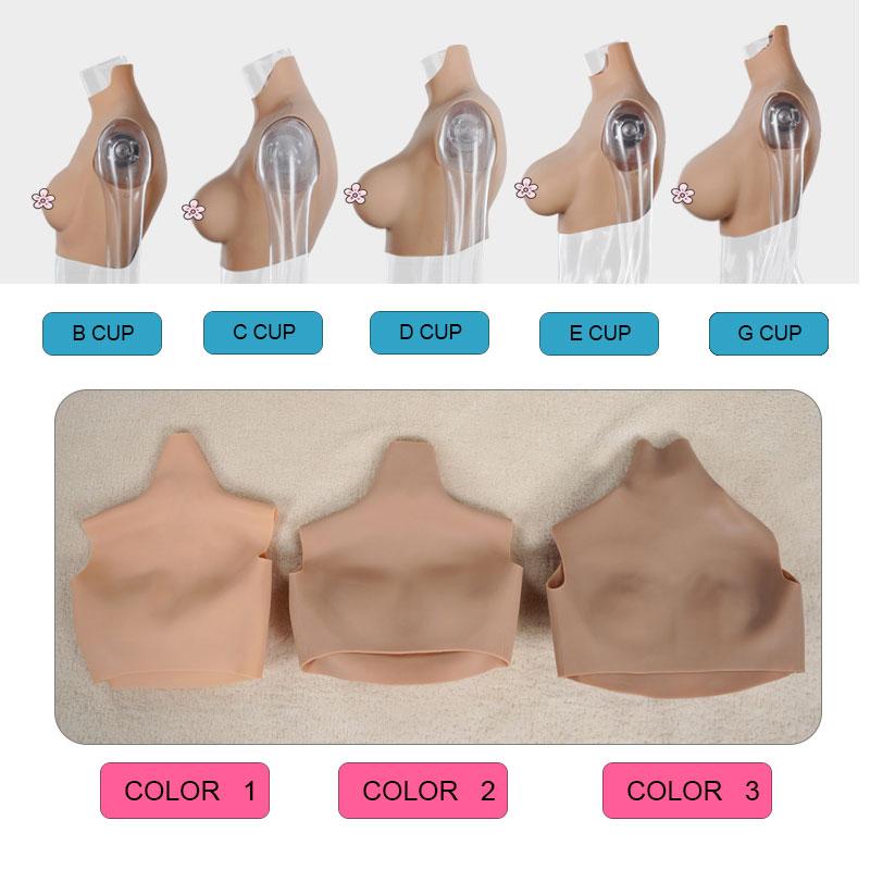 Silicone Artificial Breast, Color 1 Silicone Breast C Cup For Cosplay 